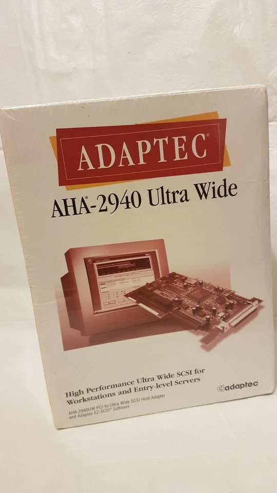 ADAPTEC AHA-2940UW PCI-to-ULTRA WIDE SCSI HOST ADAPTER & EZ-SCSI s/w-Retail pack - Image 2 of 4