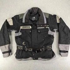 The North Face Jacket Womens L Black Ski Outdoors Multicolor Full Zip Hood Belt