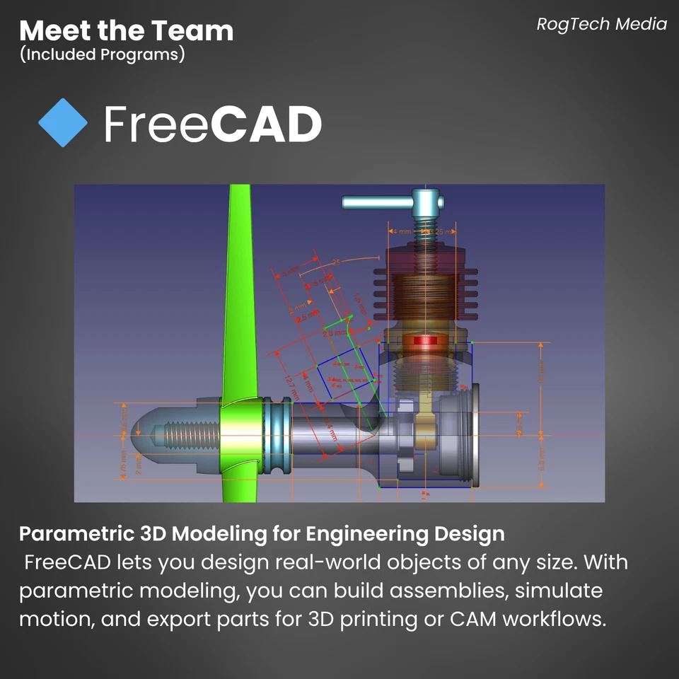 3D 2D CAD Computer Aided Design Software App Latest Full Application for Windows - Image 4 of 4