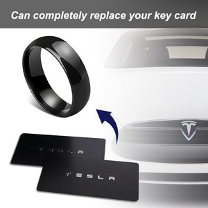 Details About Tesla Key Ring Lock Unlock And Start Driving Your Model 3 With A Finger Tap