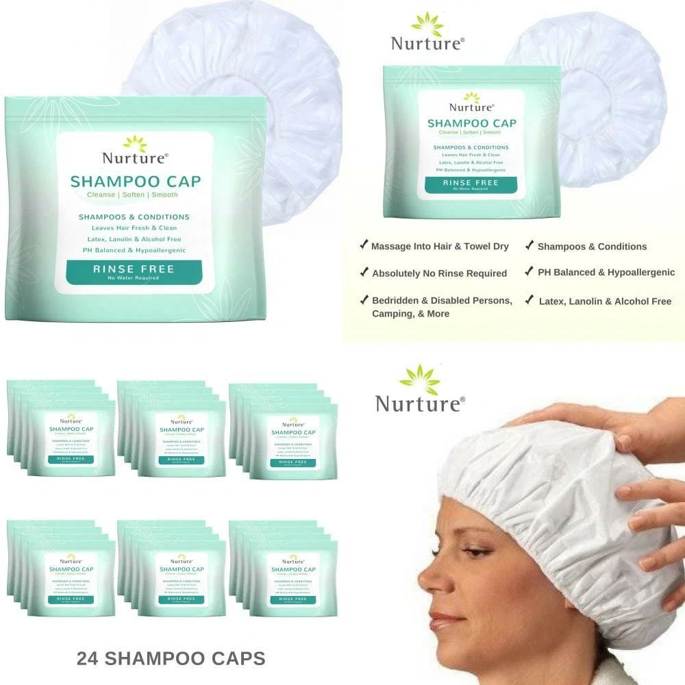 Hair washing 2024 cap for disabled