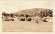 Pine Hill Cabins Conway New Hampshire NH RPPC Real Photo Putnam VTG P89