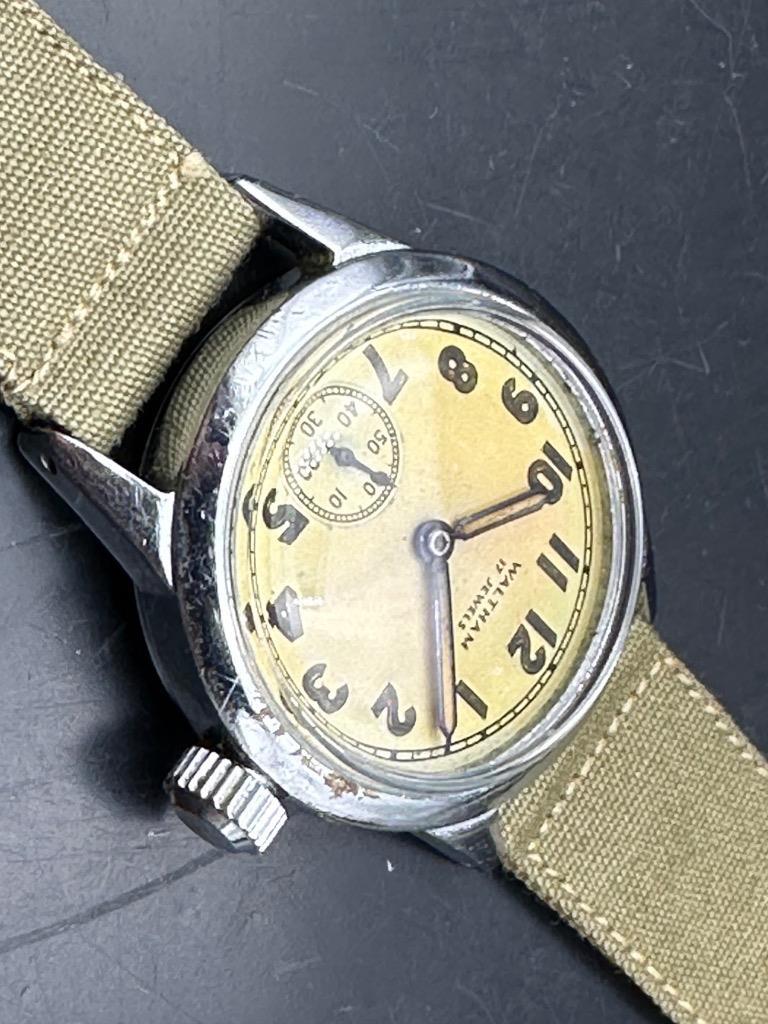 Vintage Waltham Pencil Hands WWII Ord Dept Military Watch. | eBay