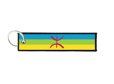 Port cles clef cle homme femme tissu brode imprime drapeau afrique du sud