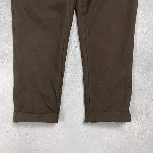 Pantalón Allsaints Tallis Corte Cónico Algodón/Lana Marrón Talla 30 W32 L25 - Imagen 7 de 24