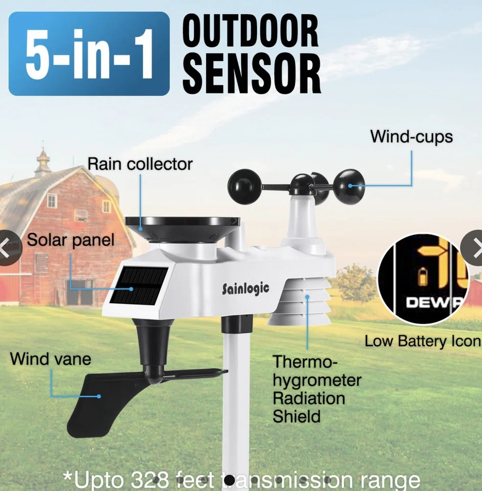 Sainlogic WS0835 Wireless Weather Station - Image 4 of 4