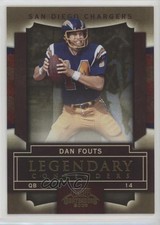 2009 Playoff Contenders Legendary Contenders Gold 49/100 Dan Fouts #18 HOF 0q3