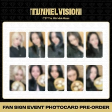 [PreSale] ITZY 11th Mini Album TUNNEL VISION MakeStar 2nd Photo&M&C Photocard