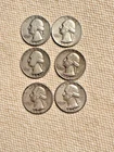 lot 1951, 1952 1952, 1956, 1960, 1962 Silver Quarters