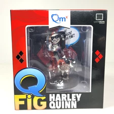 New Q-Fig DC QMX Harley Quinn w/ Hyena & Sign 4" Figure - Loot crate Exclusive 