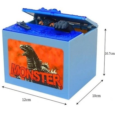 Godzilla Big Piggy Bank Piggy Bank for Kids Money Box Coin Box