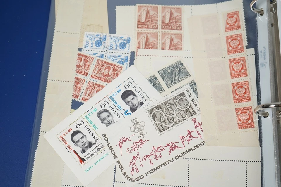 POLAND COLLECTION OF NEARLY 2300 STAMPS MINT & USED STORED IN BLUE ALBUM - Image 4 of 4