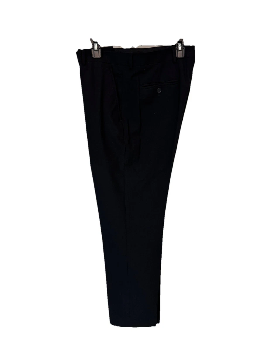 slim fit dress slacks Haggar 4-Way Stretch Dress Pants, Flat Front in Light Grey main image 0