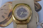 Vintage SEIKO 7006 Gold Tone "UFO"  17J Automatic Men's Watch--4 Repair