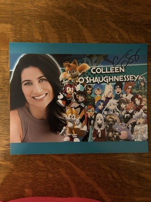 Colleen O'Shaughnessy autographed  Voice Actress 8x10 Photo
