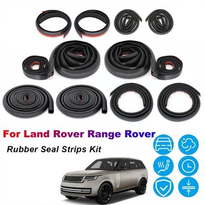 For Land Rover Range j Door Rubber Seal Strips Weather Wind Noise Reduction Kit