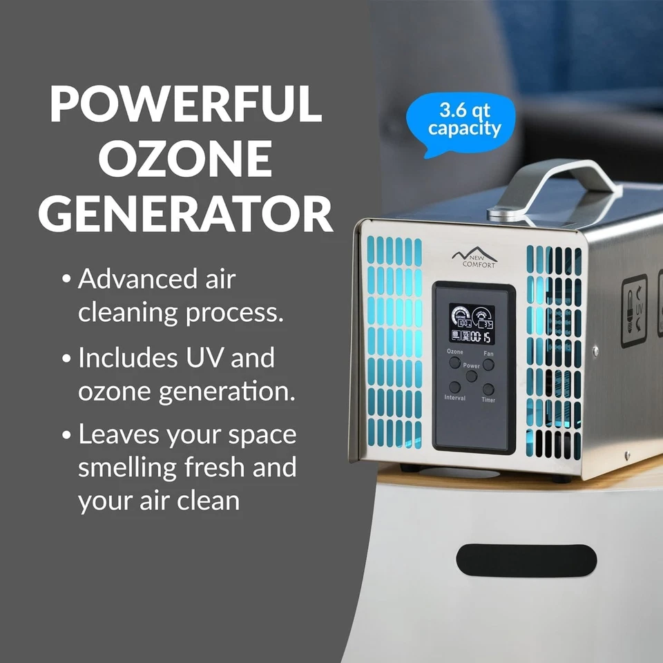 New Comfort SS12000 Commercial Ozone Generator and Air Purifier 6000 to 14000 mg - Image 3 of 4