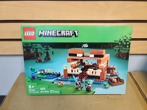 Brand New Sealed LEGO® Minecraft™ The Frog House #21256 Brick Building