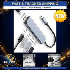USB C Hub 4K HDMI Adapter with USB 3.0 2.0 PD Charging Dock for MacBook