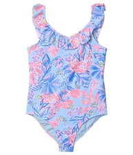 Lilly Pulitzer Girls' Standard Janah Swimsuit UPF 50  Toddler/Little Big Kid...