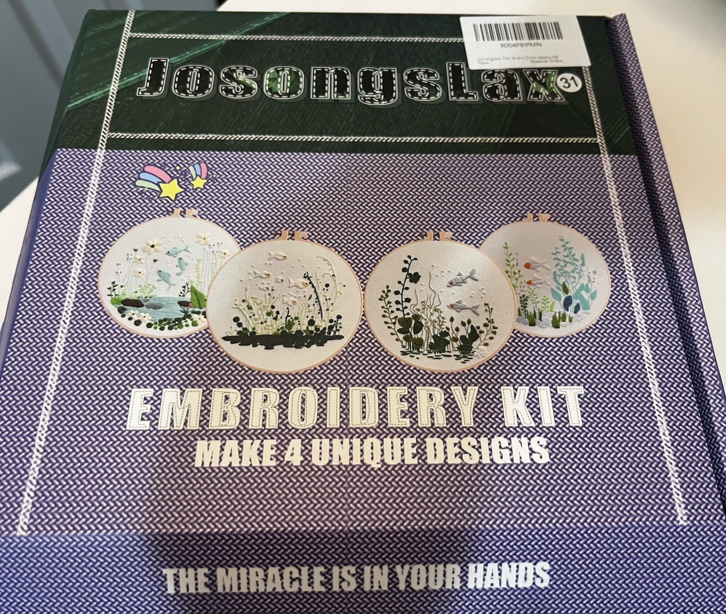 Kit Underwater Fish Scenes Makes 4 Unique Designs Craft Set