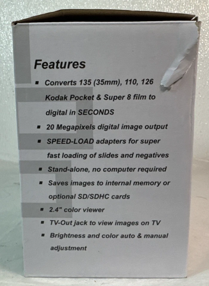 Wolverine F2D Super Plus Film to Digital Converter 35mm 126 110 Super 8 Open Box - Image 2 of 4