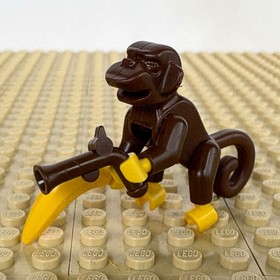 LEGO Pirates 1: Monkey, PISTOL, BANANA 2550c01, 6285, BLACK SEAS BARRACUDA, 1989