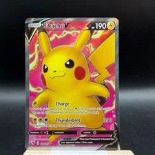 Pikachu V (Full Art) Ultra Rare SWSH04: Vivid Voltage 170/185 2020 Lightning on eBay