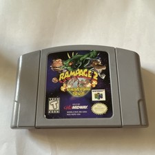 Midway Rampage 2: Universal Tour Nintendo 64 N64 Rampage Series T NTSC-U/C