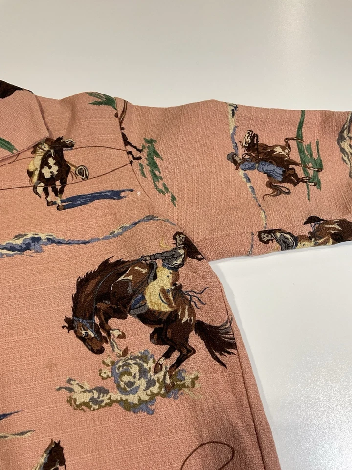 Chaqueta Vaquera Occidental Recortada Hecha a Mano Regalia Talla S Cuadrada De Colección Inspirada en los Años 40 Foto 2 de 4