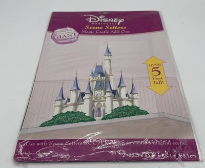 Disney Princess Scene Setters Magic Castle Add-ons Decoration 5 Feet Tall