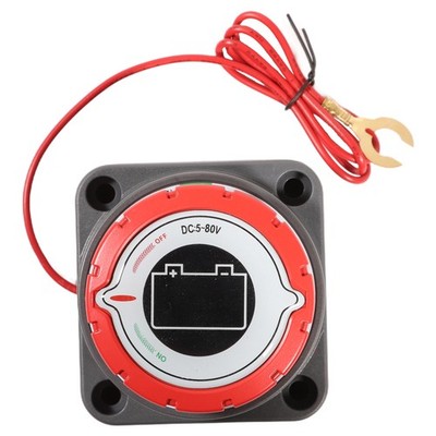 DC 5 80V Auto Batterie Trenn Haupt Strom Schalter Notaus Poltrenner Motorrad DHL