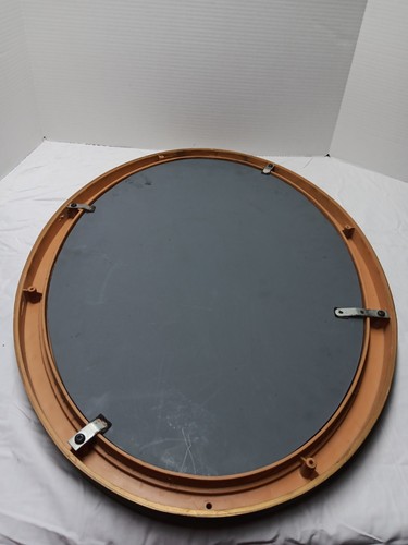 Specchio da parete ovale vintage MCM Burwood stile freccette siroco Hollywood Regency (1972) - Foto 11 di 24