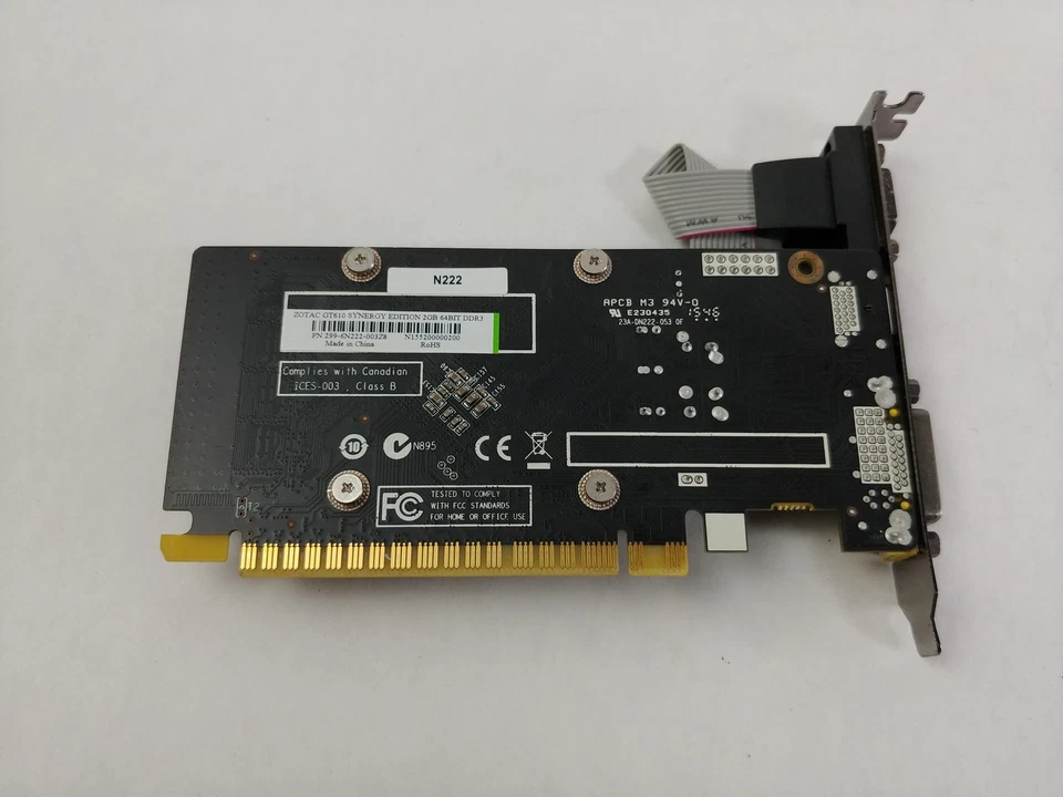 Zotac Nvidia GeForce GT 610 2 GB DDR3 PCI Express x16 Video Card - Image 3 of 3