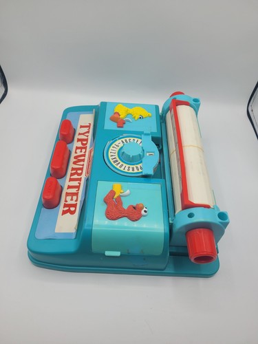 Vintage 80s 90s Illco Sesame Street Baby Big Bird, Elmo Typewriter - Picture 2 of 6