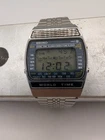 Vintage Digital Seiko A239-502a Watch Silver With Band Retro With Box And Papers