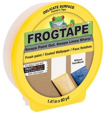 FrogTape Delicate Surface Painters Tape with PAINTBLOCK, 1.5 Inch Wide 1.41 ...