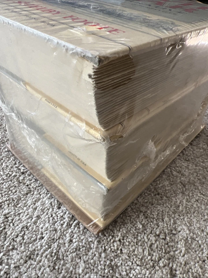 The Civil War A Narrative By Shelby Foote 3 Volume Hardcover Book Set Sealed NEW - Image 4 of 4