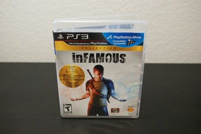 PS3 Infamous Collection Game 2 Disc Set + Manual Mint Discs Clean & Tested