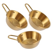  3 Pcs Sauce Bowl Rice Bowls Insulated Soup Bol Ramen Acier Inoxydable