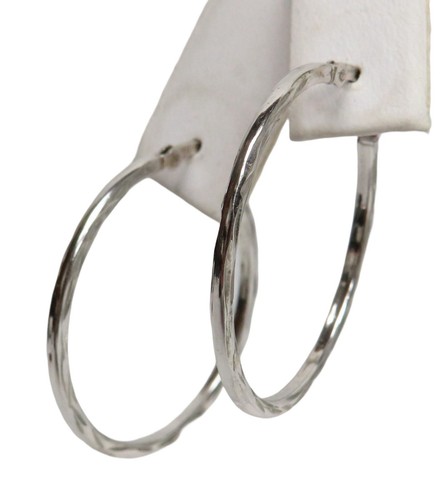 Sterling Silver 30mm Hoop Earrings