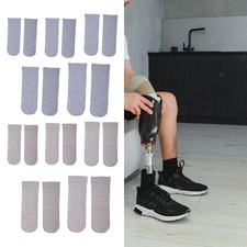 2 Pieces Amputee Socks for Women Men Elastic Comfortable Prosthetic Socks