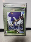 Sonic The Hedgehog Xbox 360 Game E10+ SEGA NTSC-U/C Disc Case Manual Adventure