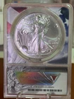 2021 Type II Silver Eagle ANACS MS70 • First Strike • New Eagle Reverse
