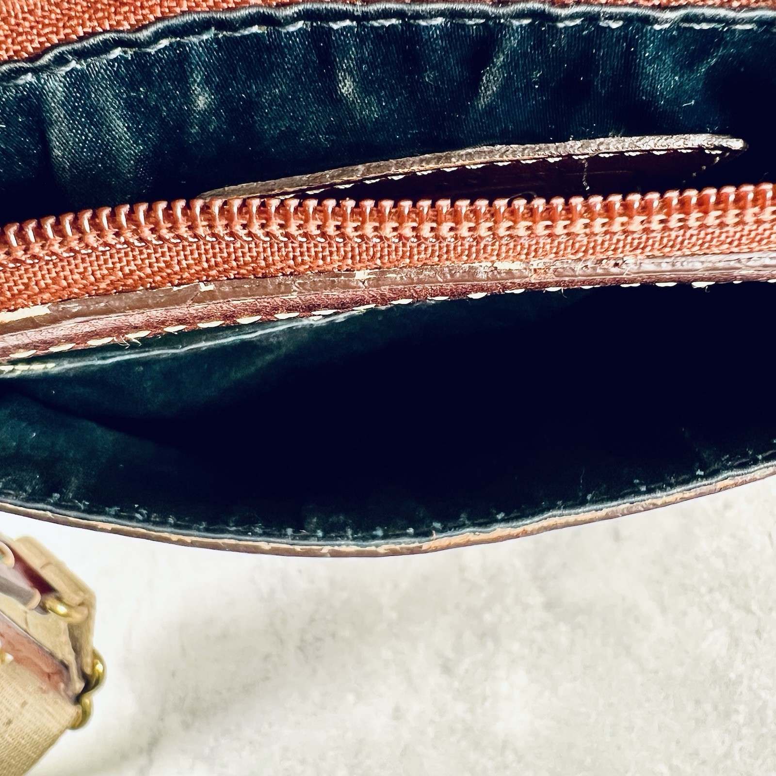 Coach Multicolored Patchwork Crossbody Suede Brow… - image 4