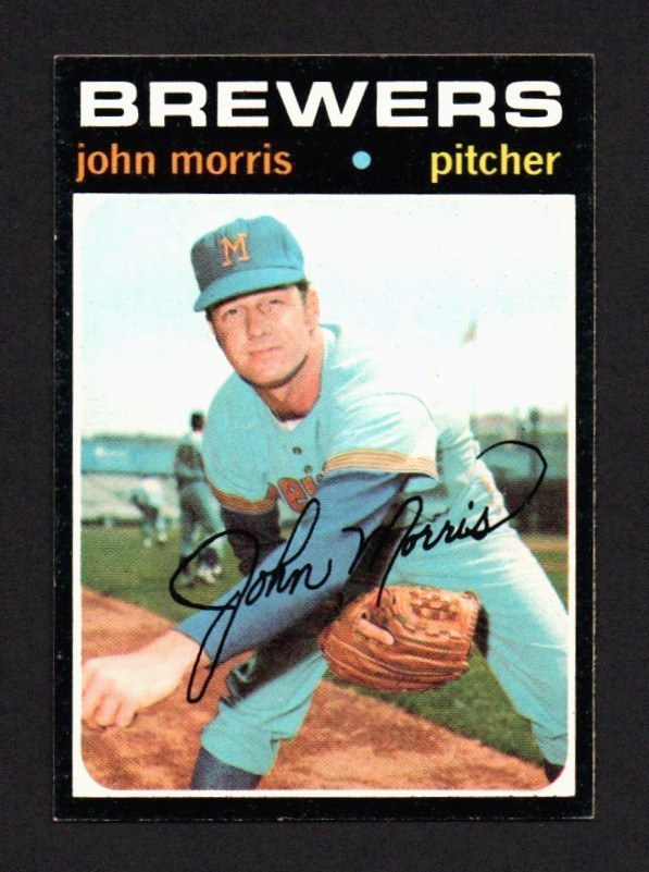 1971 TOPPS JOHN MORRIS #721 NrMt+