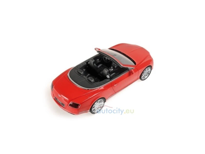 MINICHAMPS BENTLEY CONTINENTAL GT SPEED CONVERTIBLE RED / FIRST CLASS 107139330 - Immagine 4 di 4