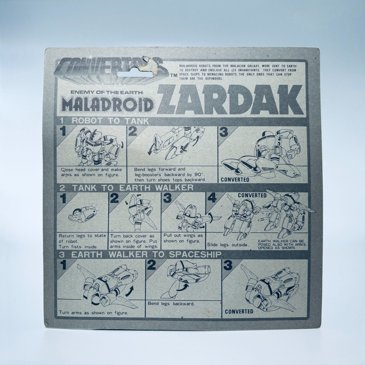 Select Convertors Orguss Zardak Maladroid Robotech Macross Gobot