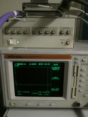18 GHz RF Programmable Step Attenuator 1 db to 121 dB 1 dB step TESTED! AGILENT