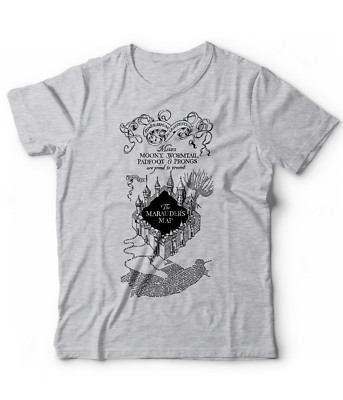 Marauder's Map Harry Severus Weasley Magic Hogwarts Marauder's Map T-Shirt